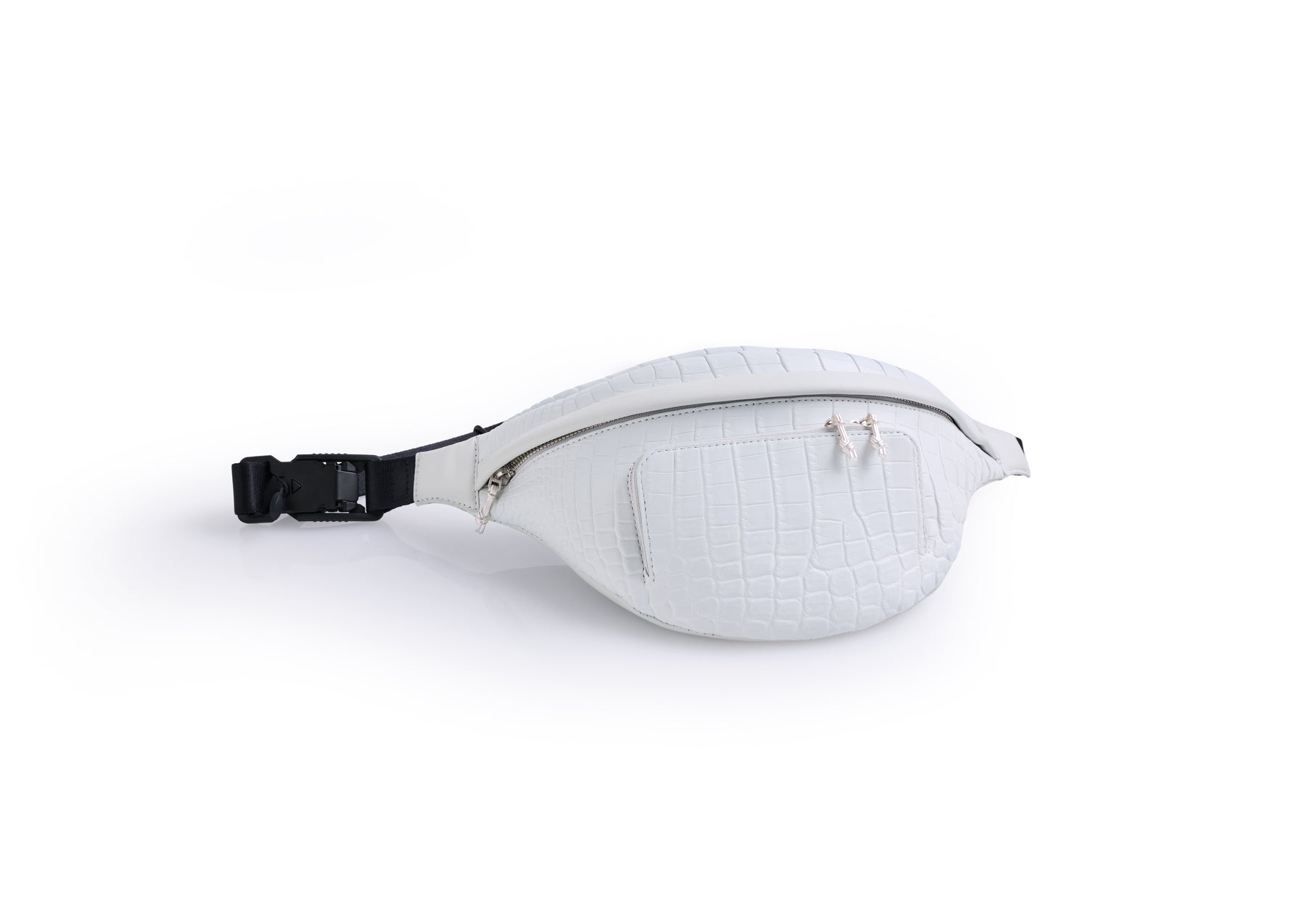 Double Belt Bag White